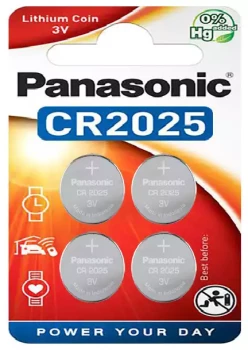Bateria litowa Panasonic, 3V, CR2025, 4 sztuki