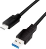 Kabel USB 3.2 Gen1x1 LogiLink CU0166, 15cm, czarny
