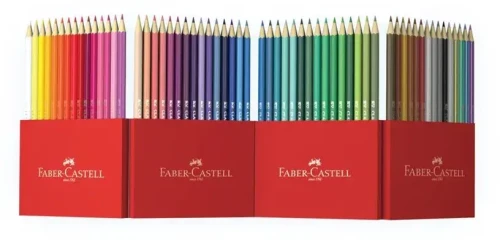 Kredki ołówkowe Faber Castell Zamek, sześciokątne, 60 sztuk, mix kolorów