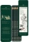 Ołówek Faber Castell, Castell 9000, sześciokątne, 6 sztuk, metalowe opakowanie