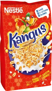 Płatki śniadaniowe Nestle Kangus, miodowy, 250g