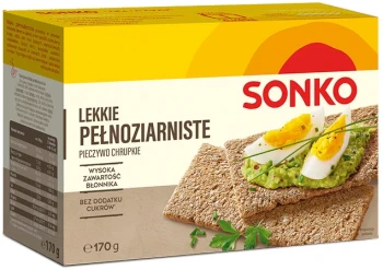 Pieczywo lekkie Sonko, pełnoziarniste, 170g