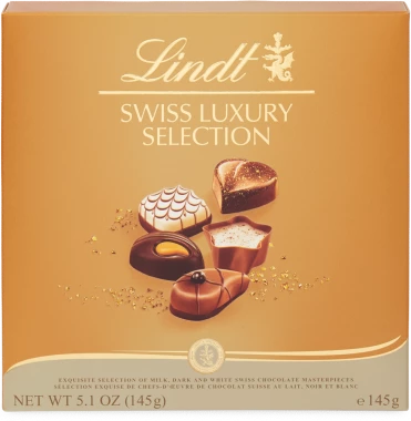 Bombonierka Lindt Swiss Luxury Selection, mix smaków, 145g
