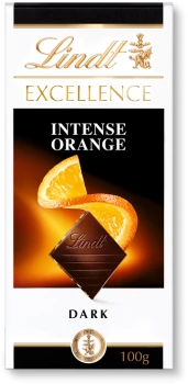 Czekolada Lindt Excellence Orange Intense, deserowa z pomarańczą, 100g