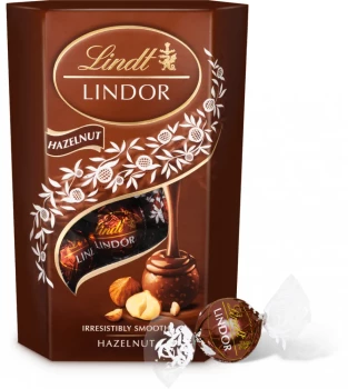 Praliny Lindt Lindor Orzech laskowy, czekoladowy z nadzieniem orzechowym, 200g
