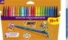 Pisaki BIC Kids Visa,  20+4 sztuki, mix kolorów