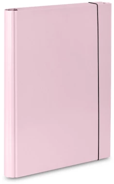 Teczka skrzydłowa z gumką VauPe, A4, 40mm,  pastelowy różowy
