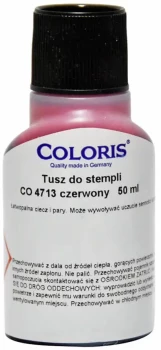 Tusz Colop Coloris 4713 CO, 50ml, czerwony