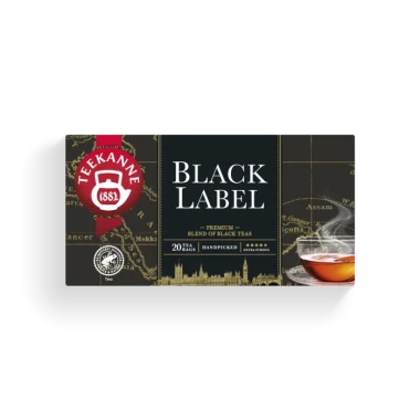 Herbata czarna w torebkach Teekanne Black Label, 20 sztuk x 2g