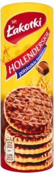 Ciastka San Łakotki Holenderskie z czekoladą, 170g