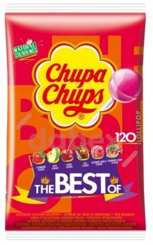 Lizak Chupa Chups The Best Of Worek, mix smaków, 120 sztuk x 12g