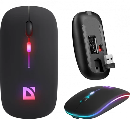 Mysz bezprzewodowa Defender Touch MM-997, optyczna, Bluetooth/USB, czarny