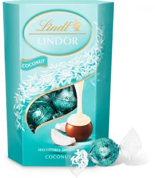 Praliny Lindt Lindor Assorted, czekoladowy z nadzieniem kokosowym, 200g