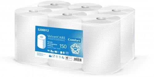 Ręcznik papierowy Velvet Care Professional AutoCut, 2-warstwowy, 150m, w roli, 1 rolka, biały