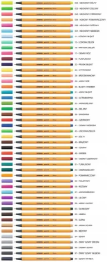 Cienkopis Stabilo Point 88 Arty 8865-21-20, 0.4mm, 65 sztuk, mix kolorów