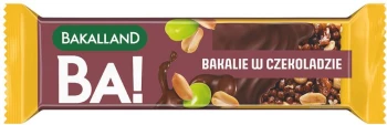 Baton Bakalland BA!, bakalie w czekoladzie, 40g