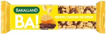 Baton Bakalland Ba! Nuts, arachid/czekolada/sól morska, 30g