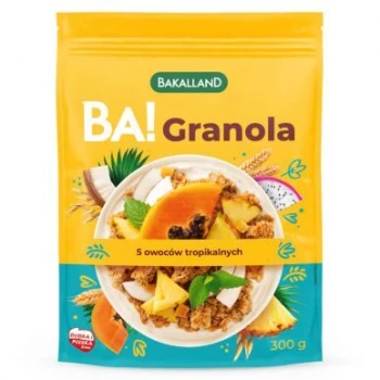 Granola Bakalland BA! 5 owoców tropikalnych, 300g