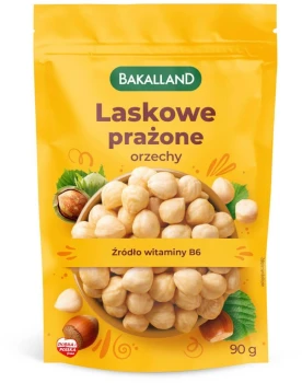 Orzechy laskowe prażone Bakalland, 90g