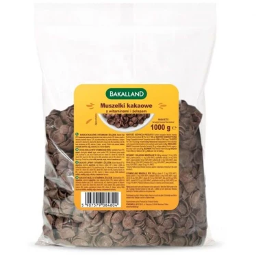 Płatki śniadaniowe Bakalland Horeca Muszelki, kakaowy, 1kg