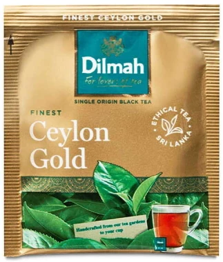 Herbata czarna w kopertach Dilmah Ceylon Gold, 500 sztuk x 2g