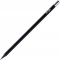 Ołówek z czarnego drewna Strigo, z diamentem, HB, czarny