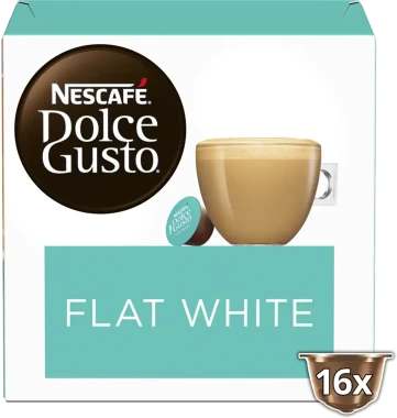 Kawa w kapsułkach Nescafe Dolce Gusto Flat White, 16 sztuk