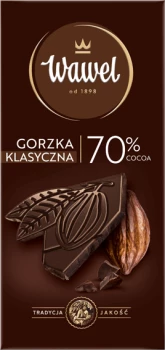 Czekolada Wawel Premium Gorzka 70% cocoa, 100g