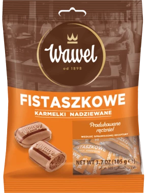 Karmelki  Wawel Fistaszkowe, 105g