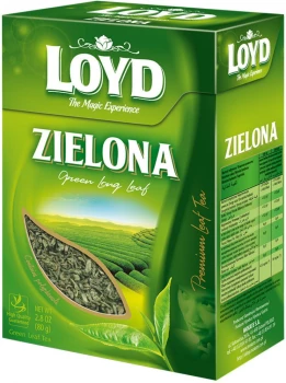 Herbata zielona liściasta Loyd, 80g