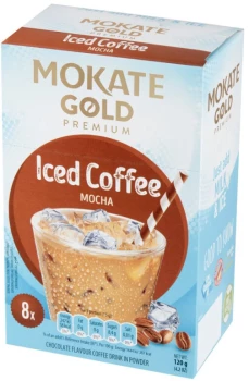 Kawa mrożona w saszetkach Mokate Gold Iced Coffee, Mocha, 8 sztuk x 15g