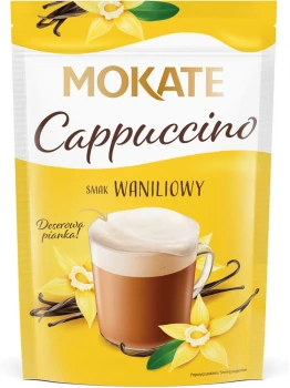 Kawa rozpuszczalna Mokate Cappuccino, waniliowy, 110g