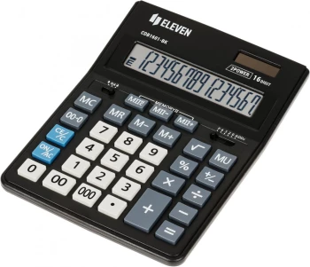 Kalkulator biurowy Eleven CDB1601-BK, 16 cyfr, czarny