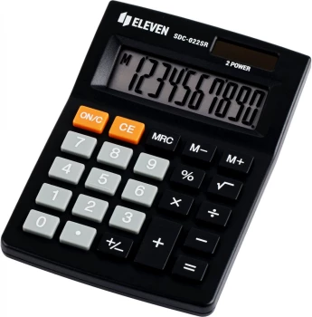 Kalkulator biurowy Eleven SDC-022SR, 10 cyfr, czarny