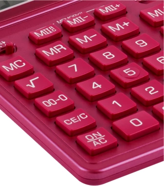 Kalkulator biurowy Eleven SDC-444XRPKE, 12 cyfr, różowy