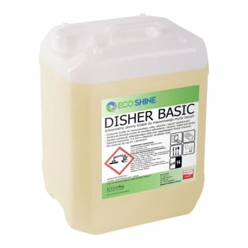 Płyn do zmywarek Eco Shine Disher Basic, do mycia w zwykłej wodzie, 10l