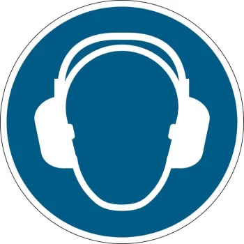 Naklejka podłogowa/znacznik Durable, symbol „Ochrona słuchu”, 1 sztuka