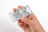 Identyfikator Durable Classic, z kombi-klipem, 30x65mm, 10 sztuk, srebrny