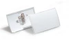 Identyfikator Durable Click Fold, z klipsem i agrafką, 40x75mm, 25 sztuk, przezroczysty