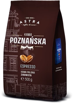 Kawa ziarnista Astra Poznańska Espresso, 500g