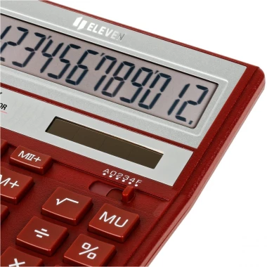 Kalkulator biurowy Eleven SDC-888XRD, 12 cyfr, czerwony