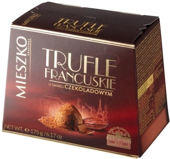 Cukierki Mieszko Trufle francuskie, czekoladowy, 175g