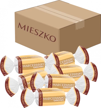 Cukierki Mieszko Marcepanki Original, migdałowy, 2.5kg