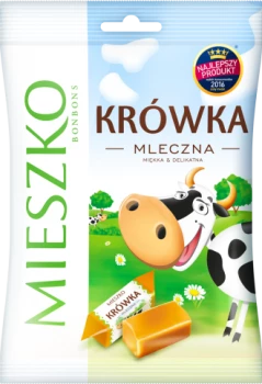 Cukierki Mieszko Krówka, mleczny, 215g