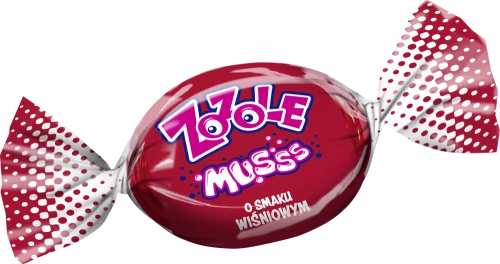 Cukierki Mieszko Zozole, jabłko/wiśnia/truskawka, 1kg