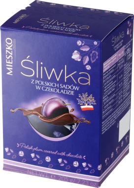 Cukierki Mieszko Śliwka w czekoladzie, 205g
