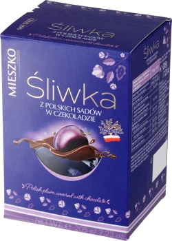 Cukierki Mieszko Śliwka w czekoladzie, 205g