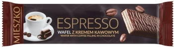 Wafel Mieszko Espresso, z kremem kawowym, 34g