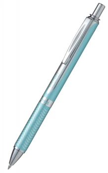 Pióro kulkowe Pentel EnerGel BL407, 0.7mm, w etui, niebieski, obudowa jasnoniebieska