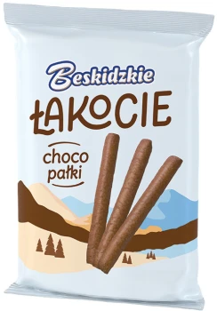 Beskidzkie Łakocie Choco Pałki Aksam, w czekoladzie, 140g